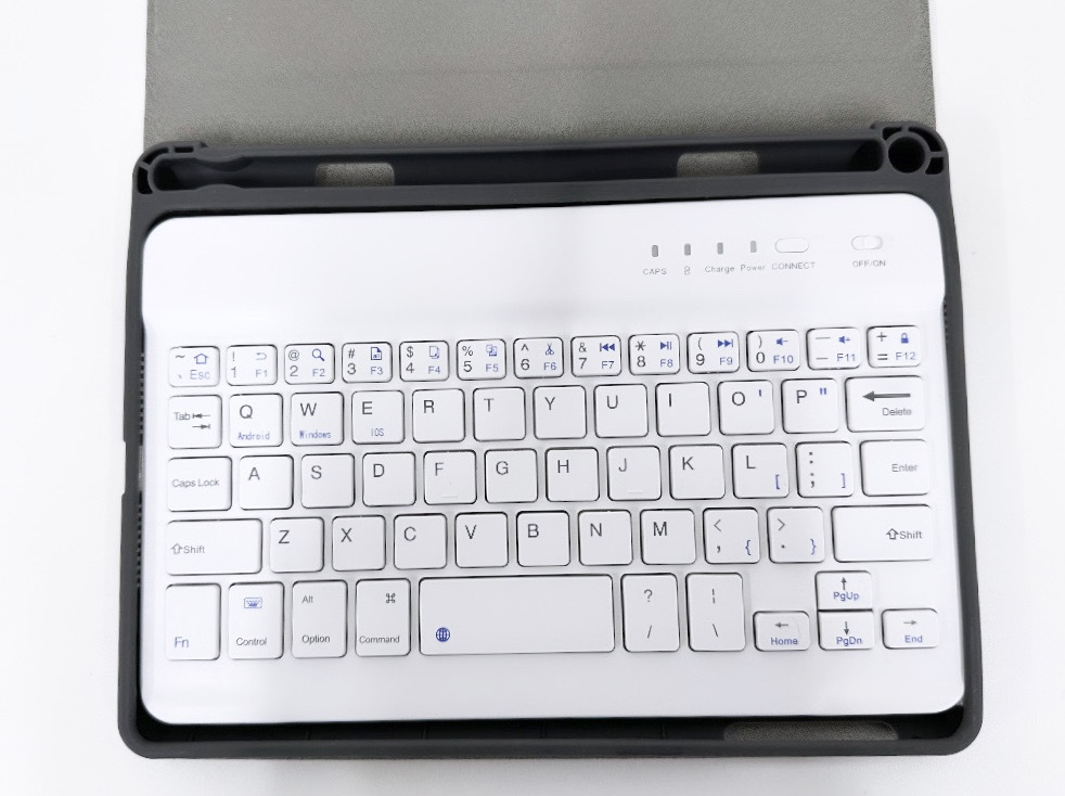 100円～◎ipad mini用 キーボード ケース bluetooth キーボード ipad ワイヤレス タブレット 無線 パソコン ブルートゥース スマホ_画像1