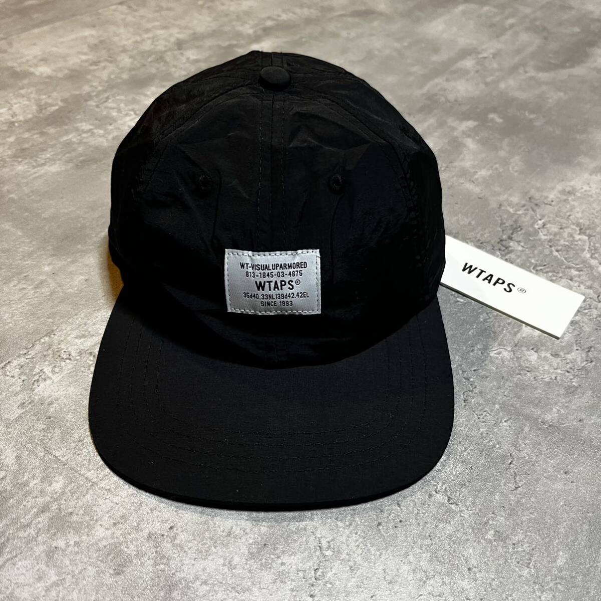 WTAPS キャップ/FREE/ナイロン/BLK/無地/メンズ/_画像1