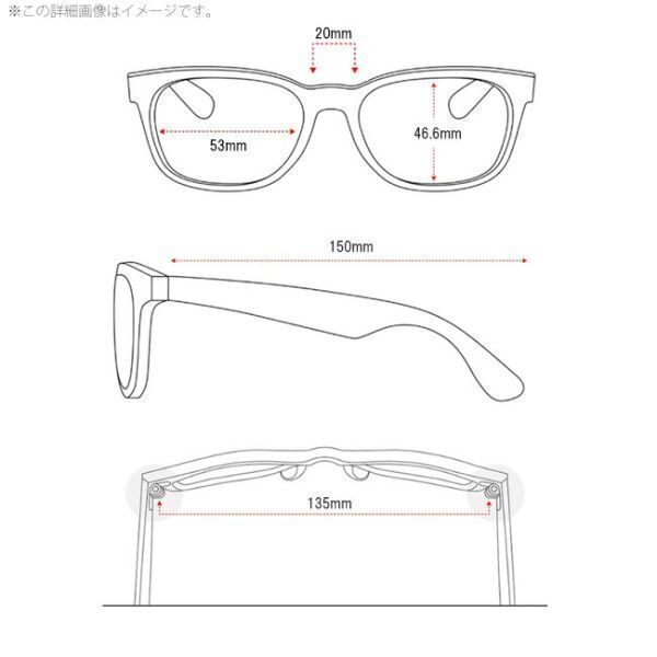 1円スタート Ray-Ban RB4259 601 71 53/ローブリッジ/釣り/紫外線/ボストン/眼鏡/ドライブ/おしゃれ/アウトドア/キャンプ/サングラス_画像7