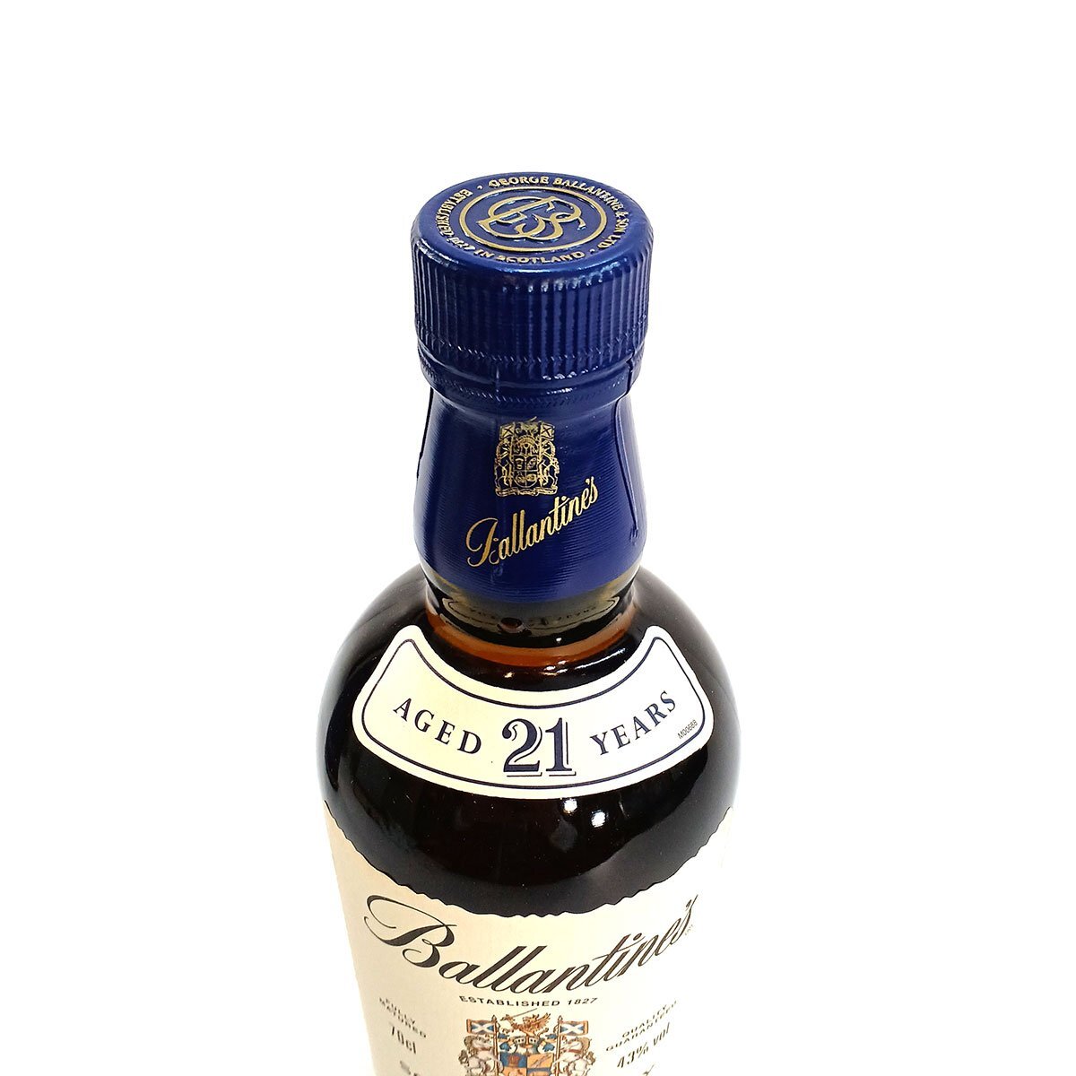 バランタイン 21年 スコッチ ウイスキー 43% 700ml 洋酒 古酒 未開栓 Ballantine's 中古 ★_画像5