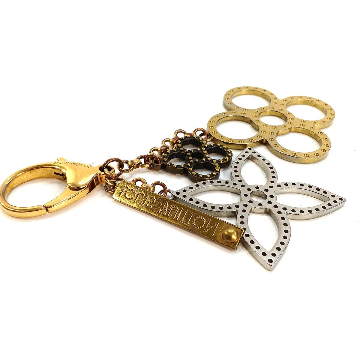  Louis Vuitton biju-sak*ta purge .M65090 bag charm key holder key ring LOUIS VUITTON used *