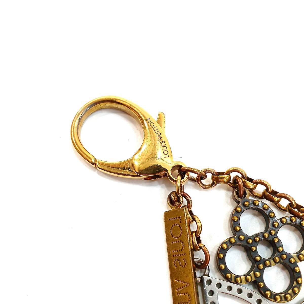  Louis Vuitton biju-sak*ta purge .M65090 bag charm key holder key ring LOUIS VUITTON used *