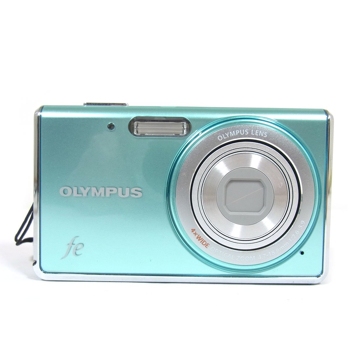 オリンパス デジタルカメラ FE-4020 グリーン系 通電 簡易動作確認済み 付属品 OLYMPUS ◆_画像2