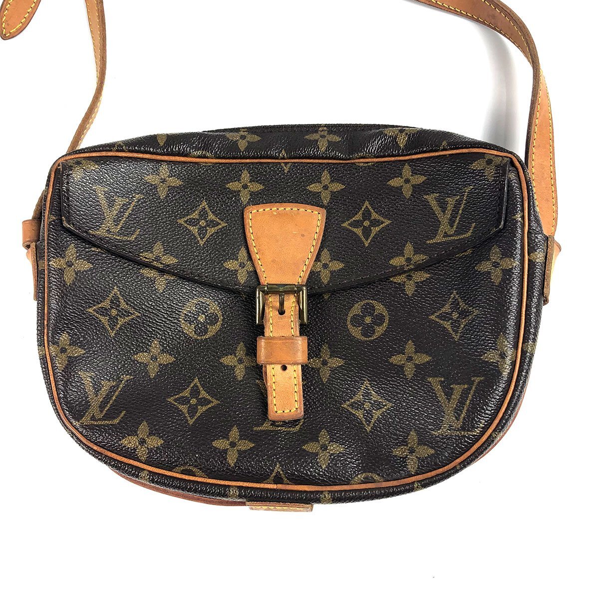 ルイヴィトン モノグラム ジュヌフィーユ ショルダーバッグ M51227 レディース 鞄 訳アリ ジャンク LOUIS VUITTON 中古品 ♪_画像2