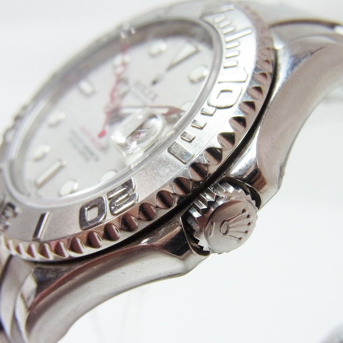 ロレックス ヨットマスター 168622 D番 ボーイズサイズ 自動巻き ロレジウム文字盤 動作品 腕時計 ROLEX ＋_画像3