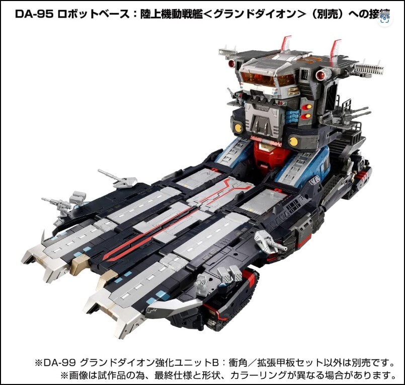 ダイアクロン DA-99 グランドダイオン強化ユニットB:衝角/拡張甲板セット_画像3