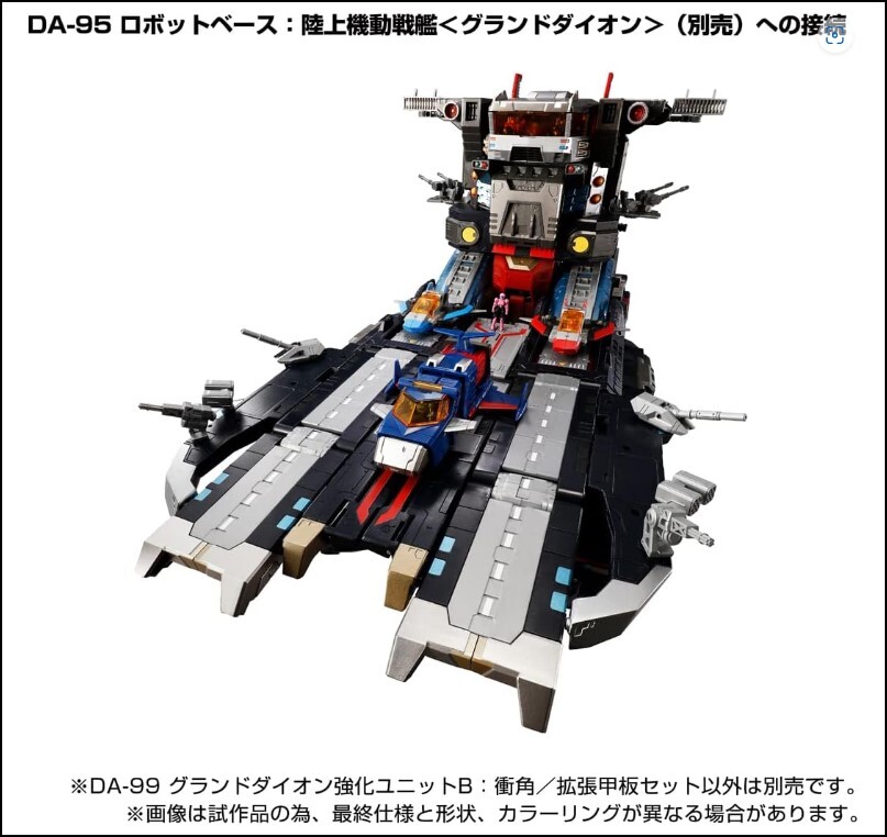 ダイアクロン DA-99 グランドダイオン強化ユニットB:衝角/拡張甲板セット_画像5