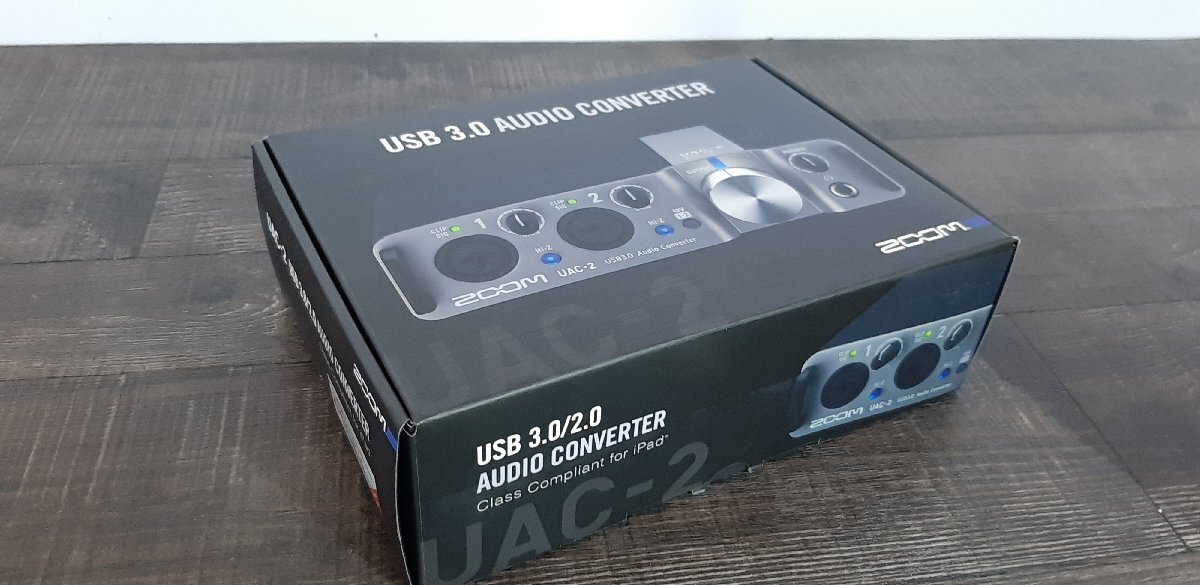 04D57#ZOOM UAC-2 USB3.0 аудио интерфейс оригинальная коробка приложен #