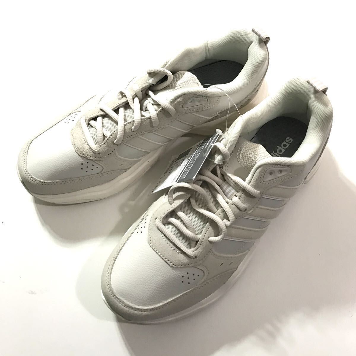 EG8006 27cm adidas アディダス STRUTTER ストラッター　ダットシューズ　白　ホワイト　スニーカー　メンズ　新品 未使用 正規品_画像2