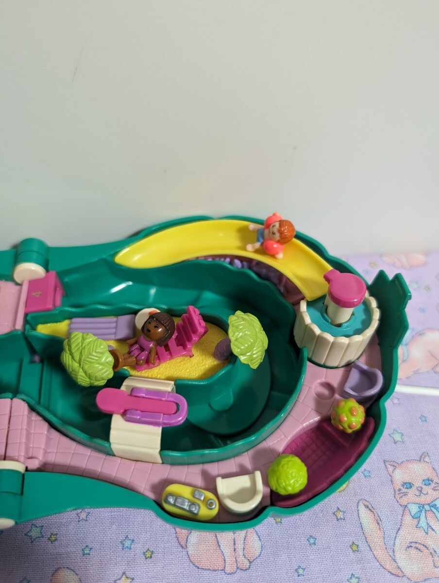 完品　ポーリーポケット　ポーリーのウォーターワールド　スプラッシュアンドスライド　polly pocket_画像3