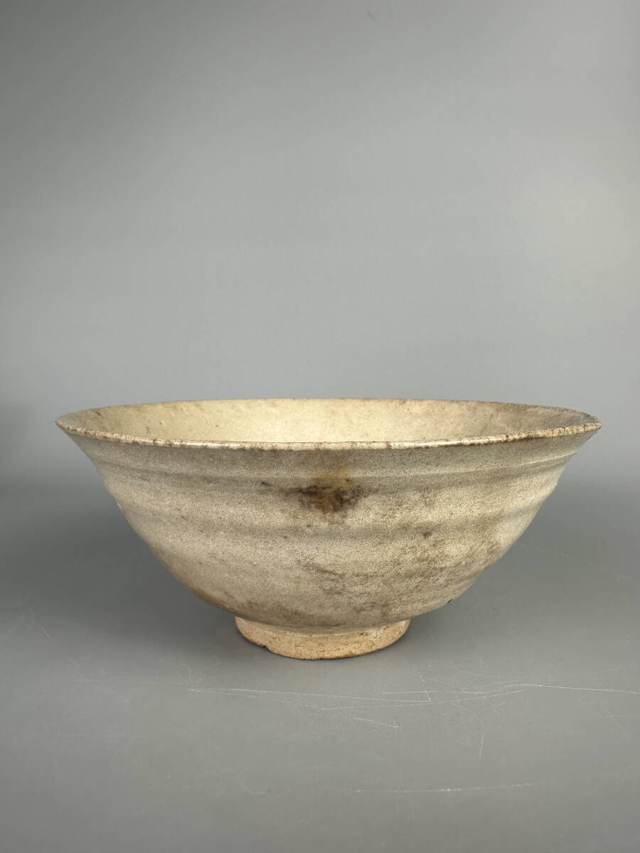 中国美術　宋時代　白磁茶碗　碗　茶道具　唐物　古物　抹茶碗　_画像3