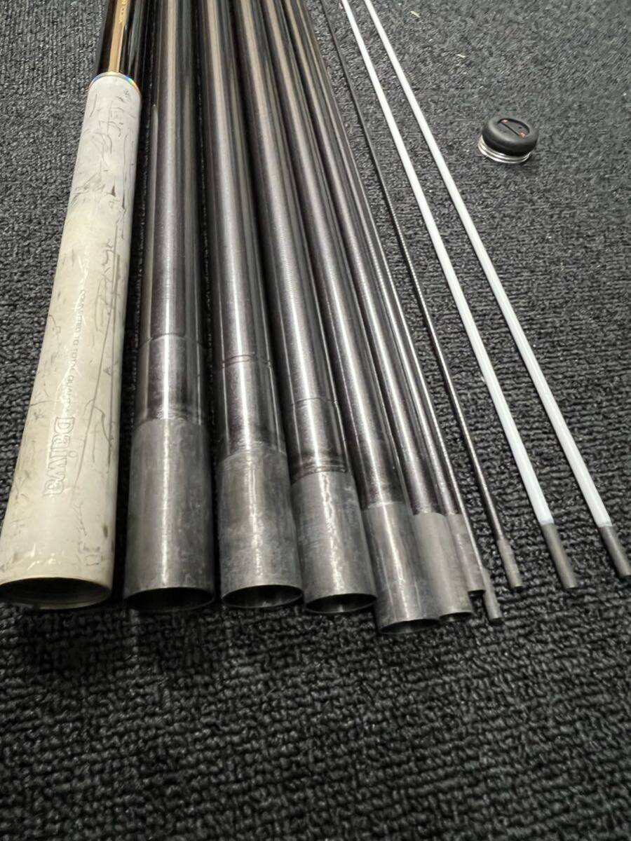 美品 DAIWA ダイワ SZ 銀影プライム F中硬硬100SK 鮎竿 替え穂3 美品 DAIWA ダイワ SZ 銀影プライム F中硬硬100SK 鮎竿 替え穂3