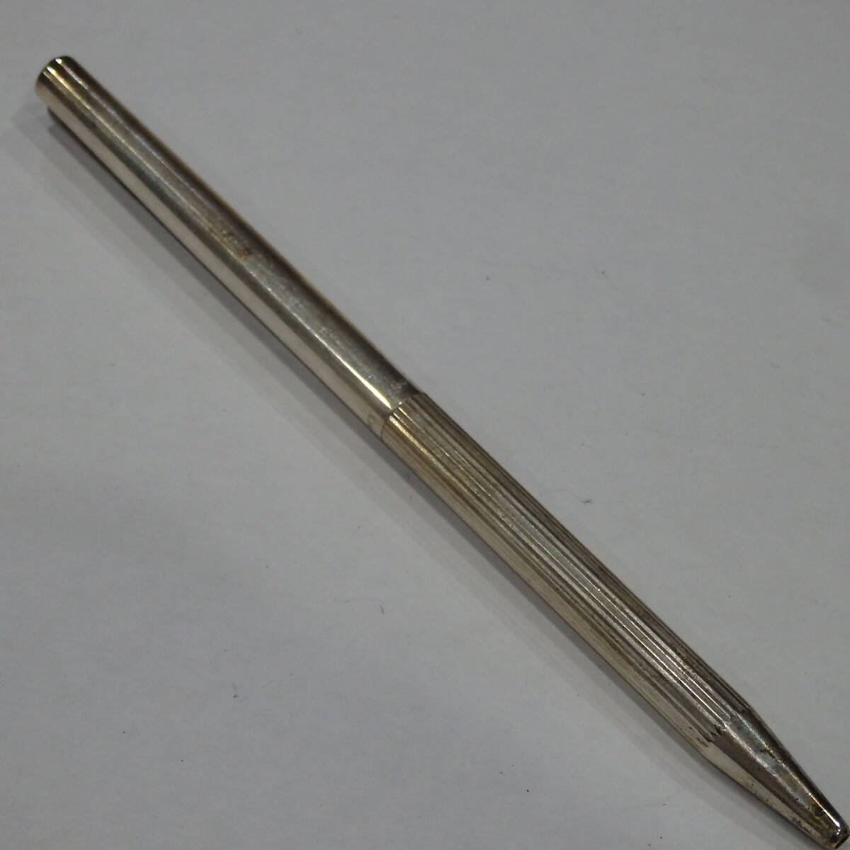 1円スタート激レア S.T.Dupont デュポン クラシック ツイスト式 シルバー ボールペン 筆記用具 30600 11-2_画像2