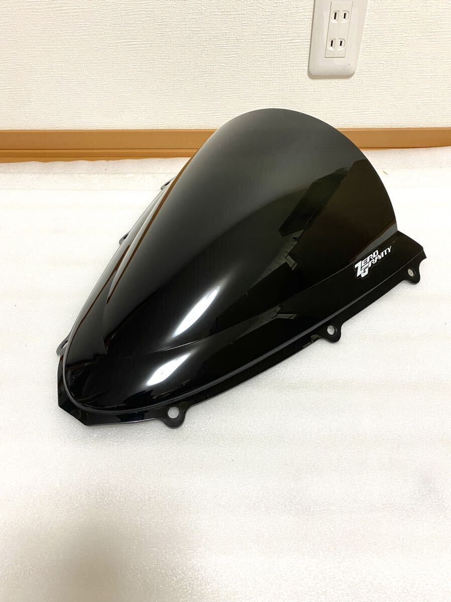 送料無料 超希少美品 品薄 入手困難 ダークスモーク zx-14r zzr1400 スクリーン ゼログラビティ ZEROGRAVITY ダブルバブル zx14r 検 MRAの画像1