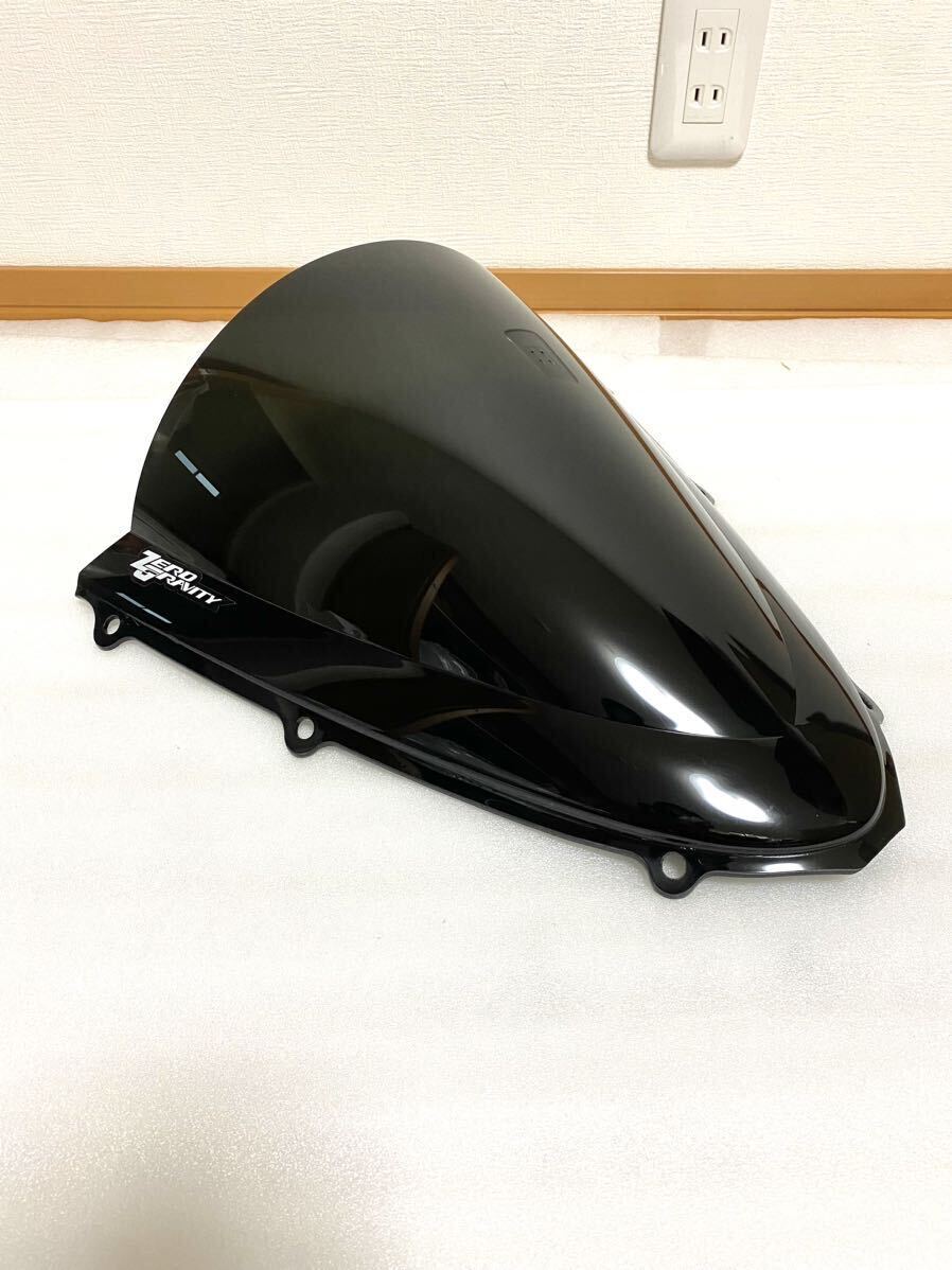 送料無料 超希少美品 品薄 入手困難 ダークスモーク zx-14r zzr1400 スクリーン ゼログラビティ ZEROGRAVITY ダブルバブル zx14r 検 MRAの画像2