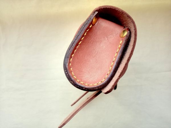  Tochigi производство Brown гладкая кожа сумка для инструментов G( есть перевод 
