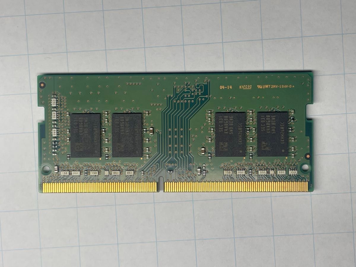 ノートパソコン 8GBメモリ DDR4 3200Mbps Sumsung