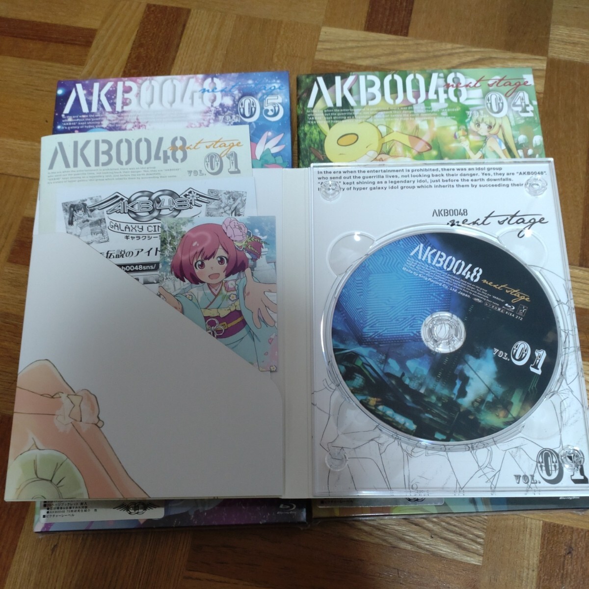  аниме Blu-ray AKB0048 первый раз 1st season все 5 шт первый раз NEXT STAGE все 5 шт (2~5 нераспечатанный )