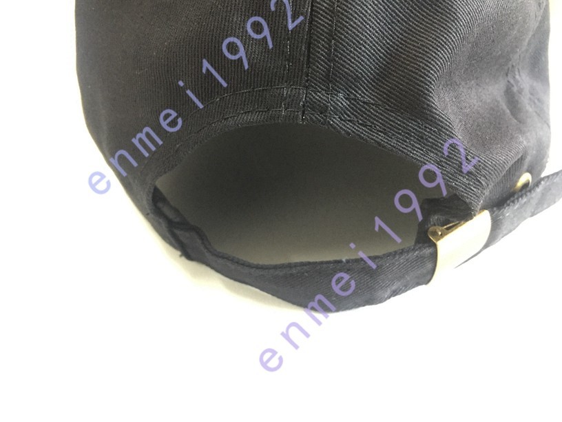BMW///M用★スポーツ コットンツイル 帽子 自動車 刺繍ロゴ付き フリーサイズ ブラック CAP 野球帽 調節可能 新品未使用の画像3