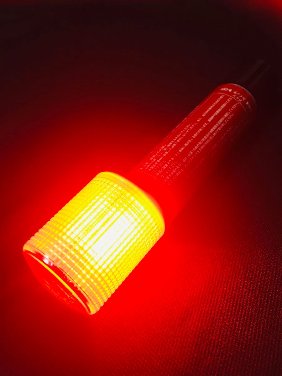 LED 発炎筒　非常信号灯　車検対応　アウトドア　キャンプ　交通誘導　ランニング　ウォーキング　マラソン　散歩