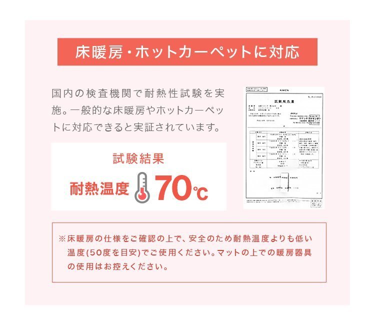 ジョイントマット 木目調 16枚セット ブラウン 大判 60cm 3畳 床暖房対応 防音 抗菌 防水 ノンホルマリン ベビーマット フロアマット_画像4