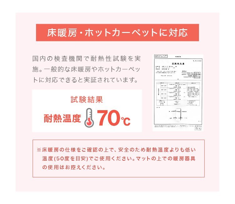 ジョイントマット 木目調 64枚セット ブラウン 大判 60cm 12畳 床暖房対応 防音 抗菌 防水 ノンホルマリン ベビーマット フロアマット_画像4