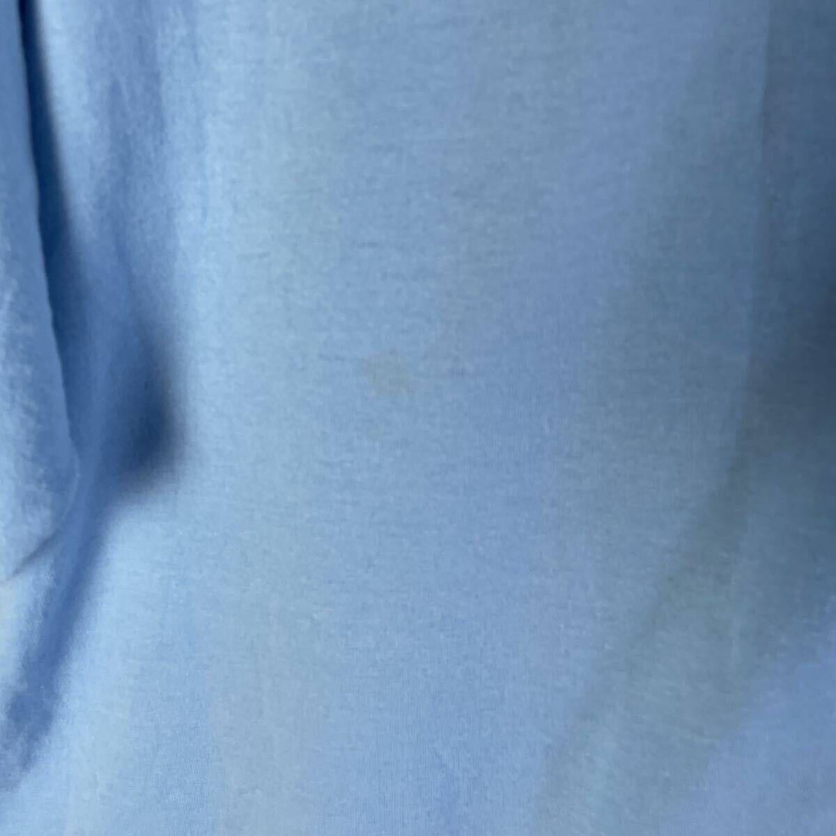 90's アメリカ製　SCREEN STARS 半袖プリントTシャツ　古着　XXLサイズ ライトブルー　ヴィンテージ _画像6
