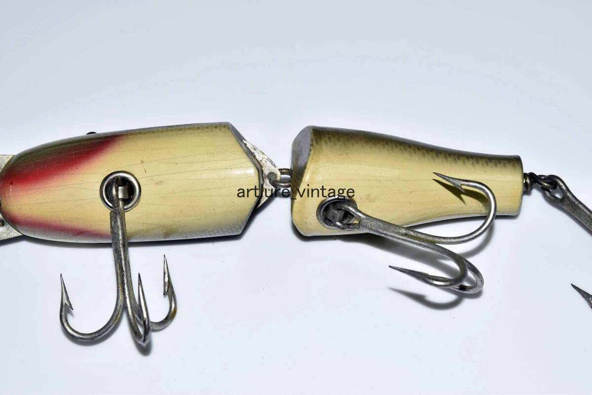 大型 SOLT WATER STRIPER PIKE JOINTED GIANT VINTAGE LURE 大型 SOLT WATER STRIPER PIKE JOINTED GIANT VINTAGE LURE