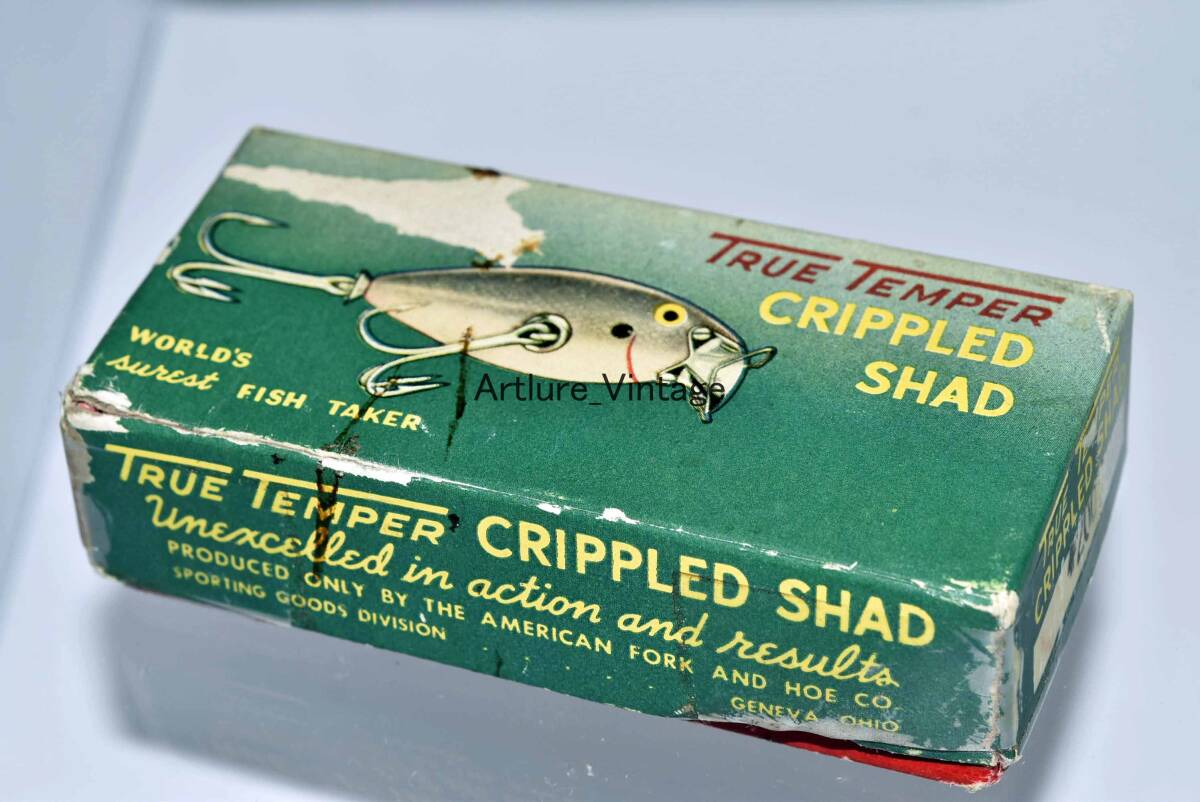 CRIPPED SHAD TRUE TEMPER オールド希少珍品面白ルアー マニア CRIPPED SHAD TRUE TEMPER オールド希少珍品面白ルアー マニア