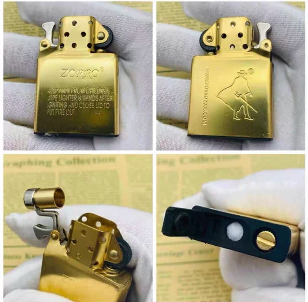  new product 1 piece limitation color Gold inside unit only Zippo - lighter interchangeable top and bottom cover attaching oil .4 times long-lasting new goods domestic sending 