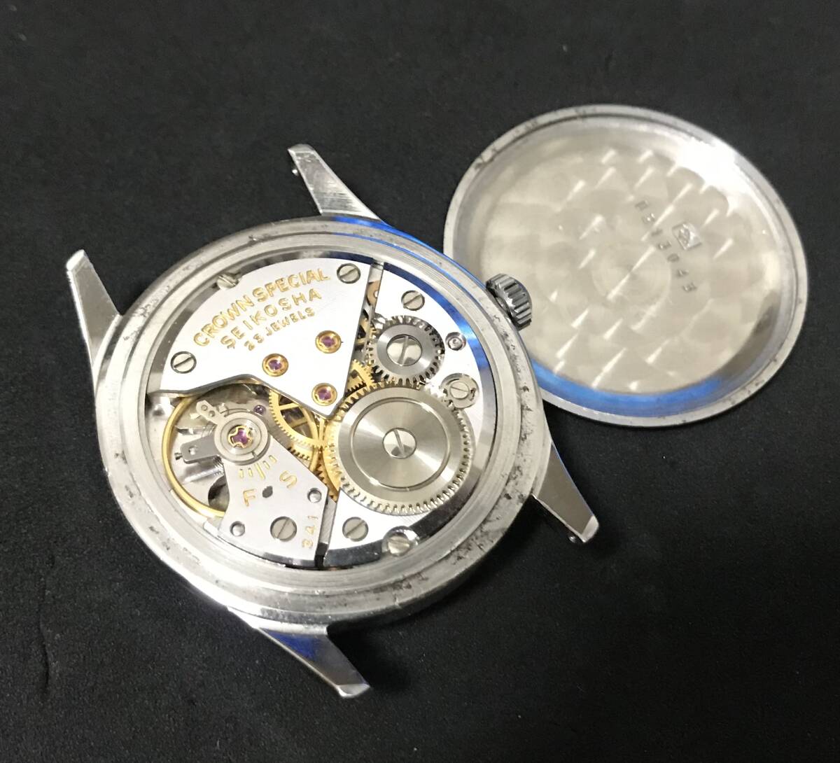 SEIKO クラウンスペシャル 23石 手巻き 稼動 そこそこ綺麗 稼動_画像3