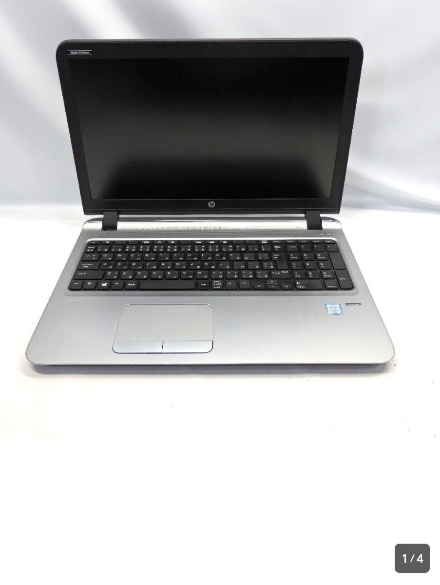 HP ProBook 450 G3 Core i5-6200U 2.3GHz/8GB/HDD500GB/DVDマルチ/15インチ/OS無/動作未確認 a_画像1