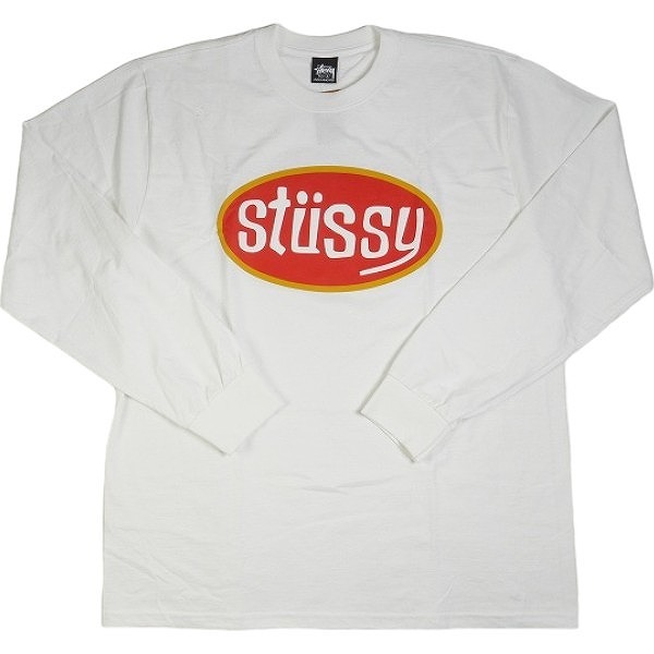STUSSY Stussy PITSTOP L/S TEE White long T белый Size [L] [ новый старый товар * не использовался товар ] 20794419