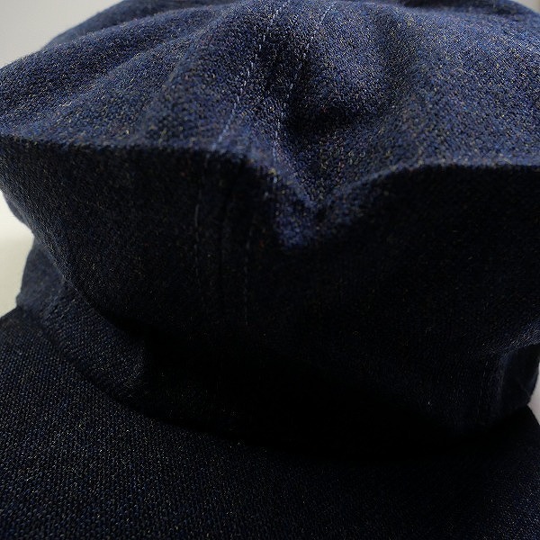 At Last ＆ Co アットラスト/BUTCHER PRODUCTS NEWSBOY CAP NAVY キャップ キャスケット 紺 Size 【7　1/2(L)】 【中古品-良い】 20795134_画像6