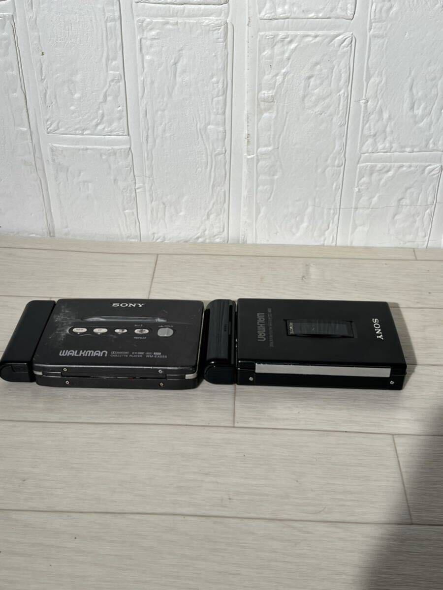 * SONY Sony WALKMAN cassette player portable player WM-EX555 / WM-607 2 point summarize Junk *