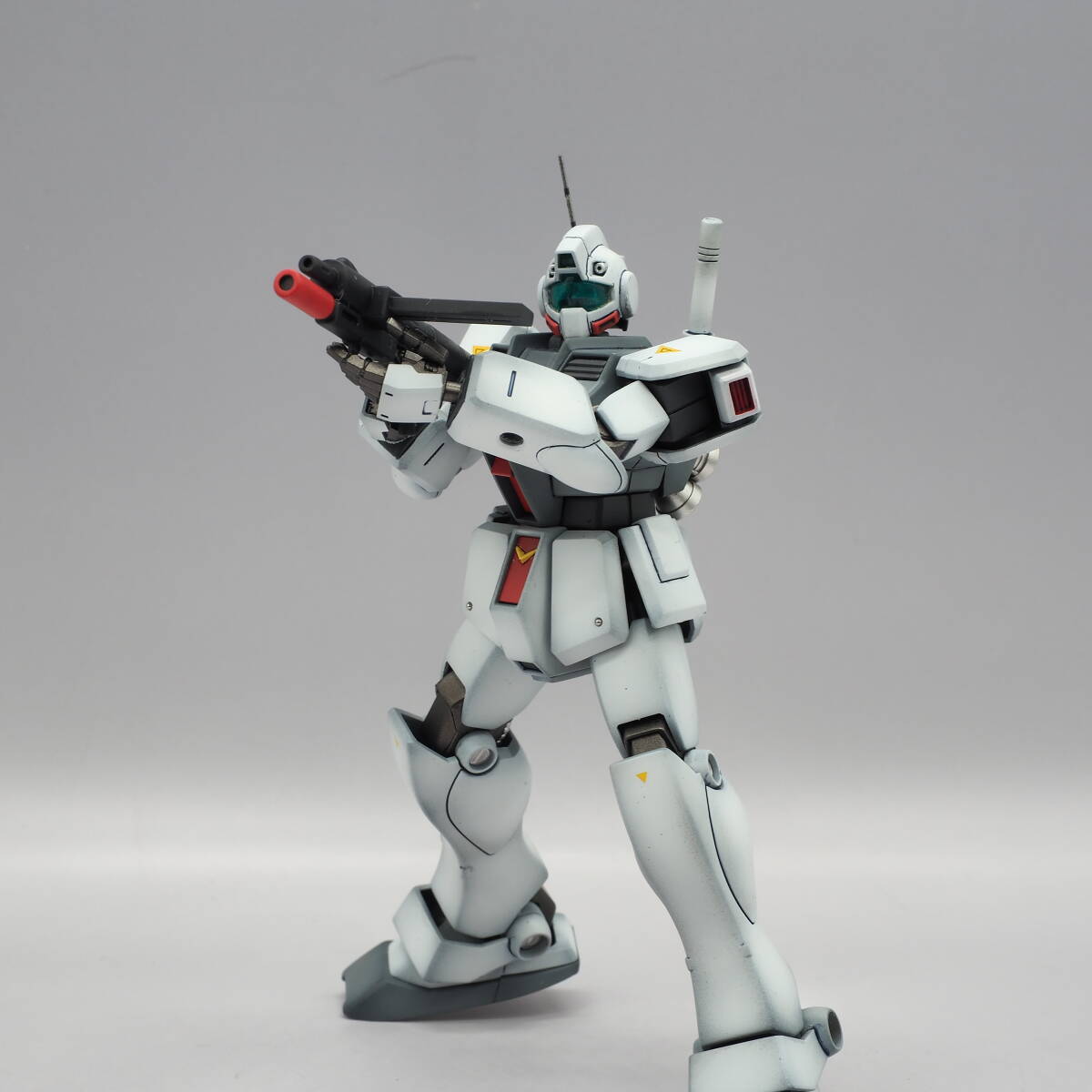 【塗装済改修完成品】 HGUC HG 1/144 RX-79D ジム　ジム寒冷地仕様_画像9