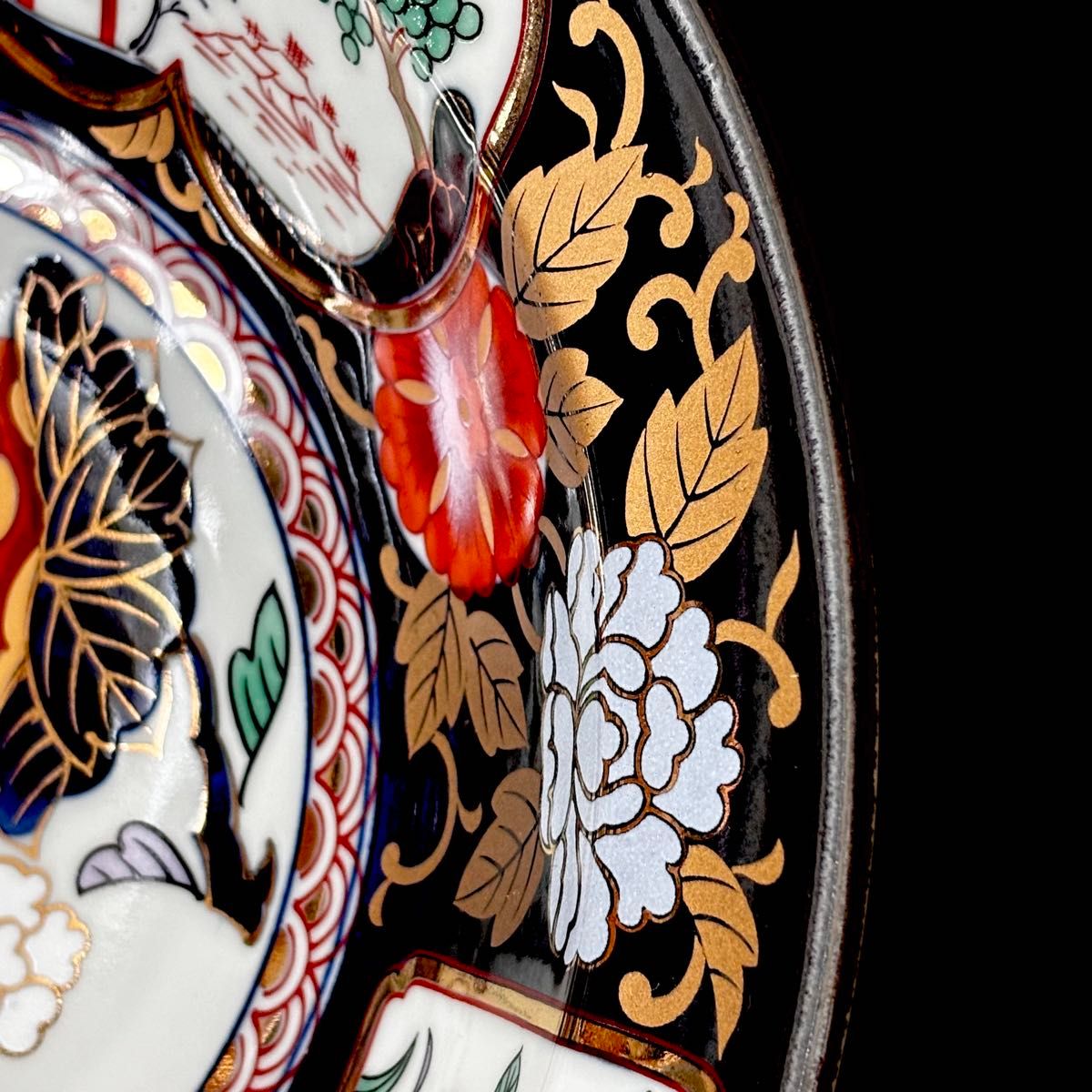 未使用品】美濃焼 吾山窯 豪華絢爛 大皿 1枚 盛皿 飾り皿 盛鉢 未使用品】美濃焼 吾山窯 豪華絢爛 大皿 1枚 盛皿 飾り皿 盛鉢