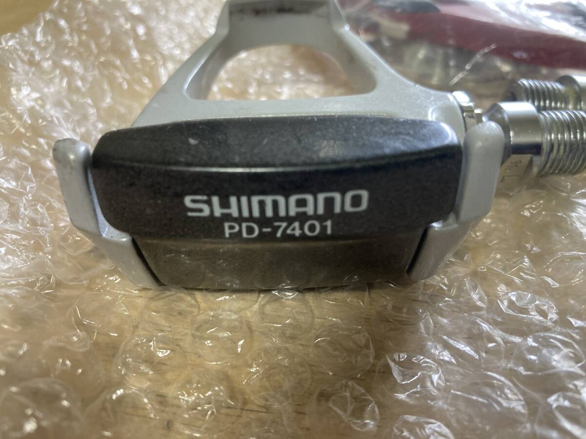 Shimano シマノ PD-7401 ビンディングペダル Dura Aceグレード Look Deltaクリート付きの画像2