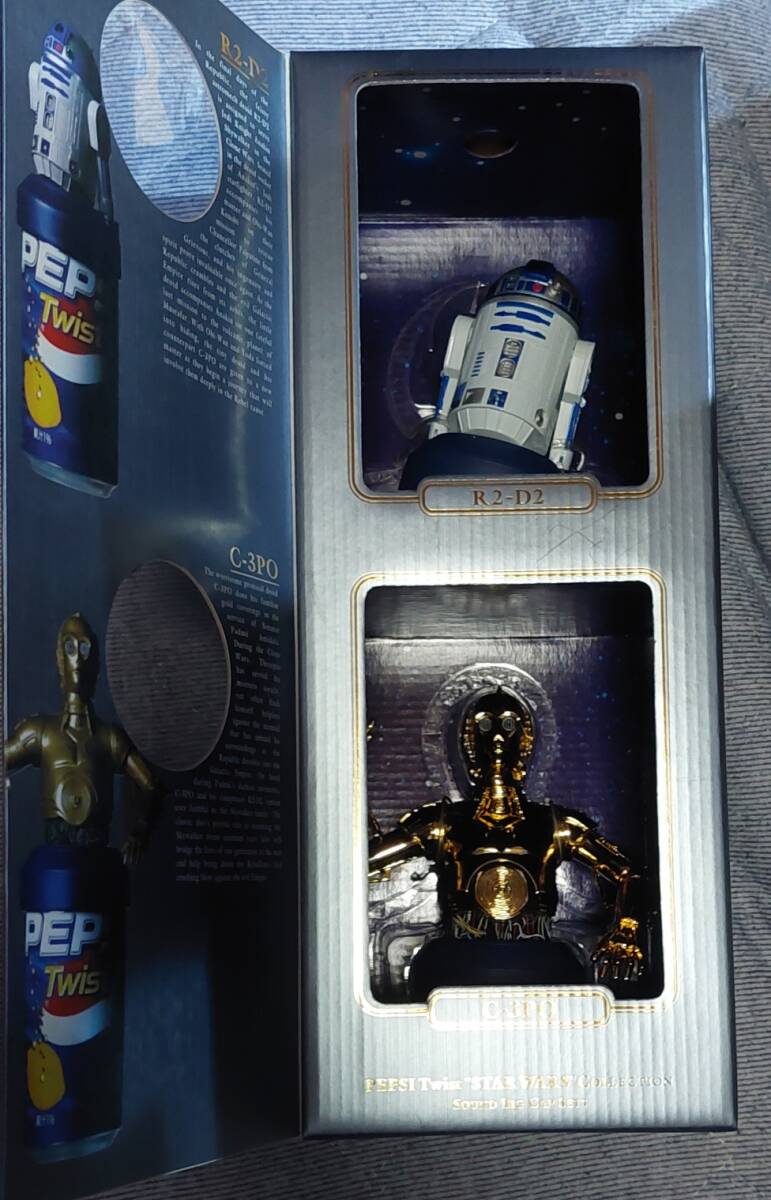 [ present condition goods ] Star Wars sound big bottle cap set N4*STAR WARS EPISODE Ⅲ*PEPSI* Pepsi /R2D2 C3PO
