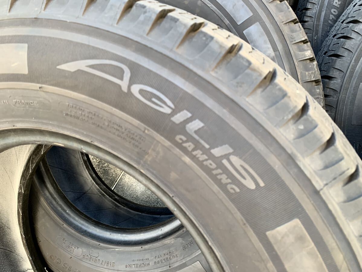 【 4720年式 室内保管品① 】ミシュラン アジリス MICHELIN 215/70R15 ハイエース カムロード ライトトラック １０９Q / キャンピングカー_画像8