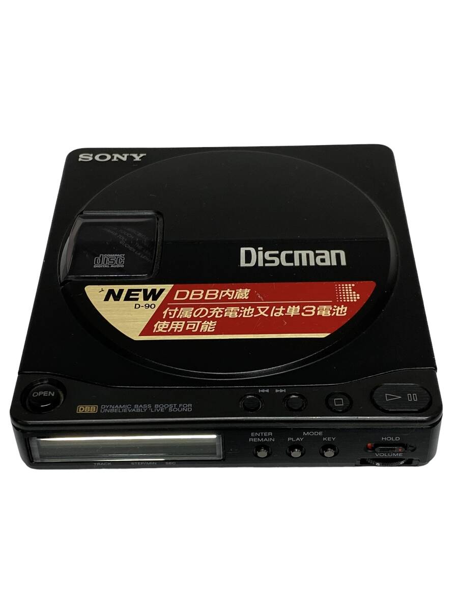 1227-1333 * утиль * SONY Discman D-90 Sony диск man CD compact плеер неоригинальный AC адаптор вне с ящиком 