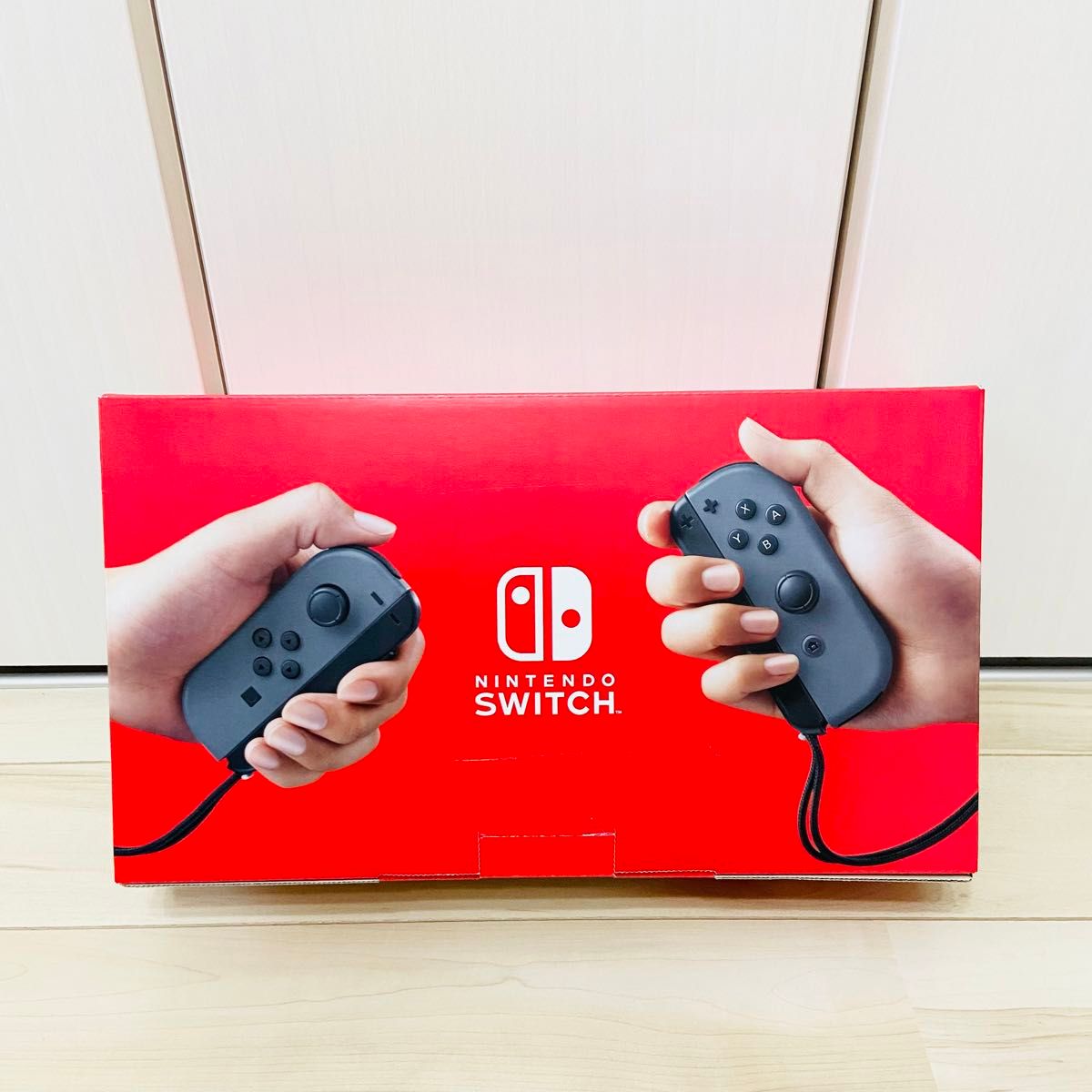 【美品】バッテリー強化版　Nintendo Switch ニンテンドースイッチ　本体　グレー