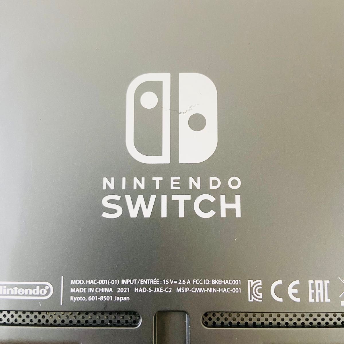 【美品】バッテリー強化版　Nintendo Switch ニンテンドースイッチ　本体　グレー