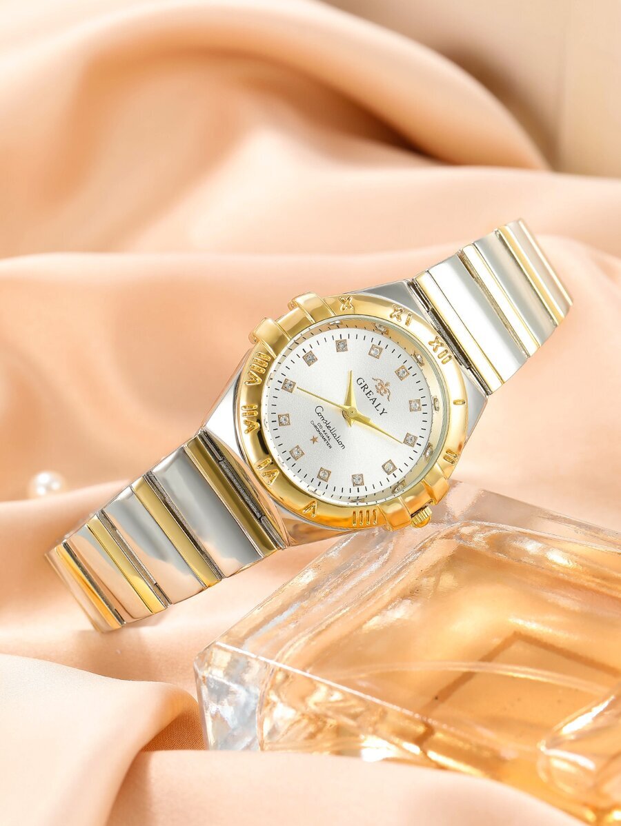 腕時計 レディース クォーツ 丸型針式クオーツ時計、防水、ホリデイに最適_画像2