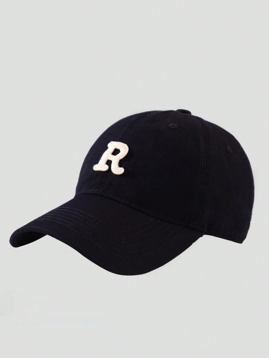 レディース アクセサリー 帽子 レディース ブラック ベースボールキャップ レター 刺繍 入り、深いクラウンとワイドブリムの_画像1