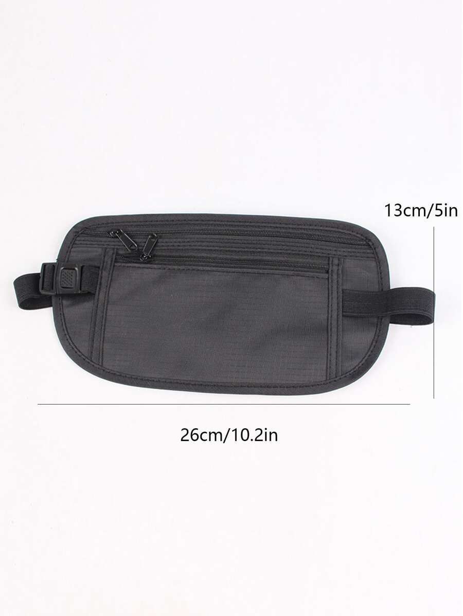 メンズ バッグ ウエストバッグ ミニ防水盗難防止インビジブルランニングウエストバッグ、多機能で超薄型のトラベル携帯電話バッグ、男性_画像1