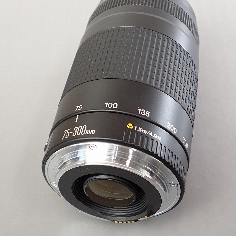 FK-3689◆CANON　ZOOM LENS EF 75-300㎜　1:4-5.6Ⅱ　簡易動作OK　　20240516_画像6