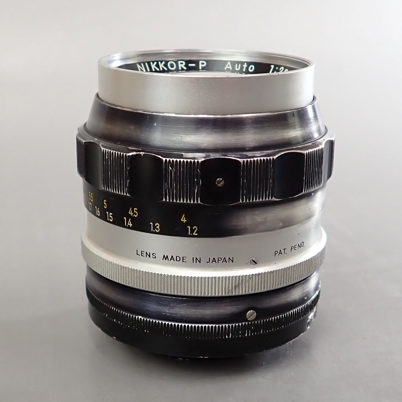 FK-3697*NIKKOR-P AUTO 1:2.5 F=10.5. aperture stop feather OK operation .. present condition goods 20240517