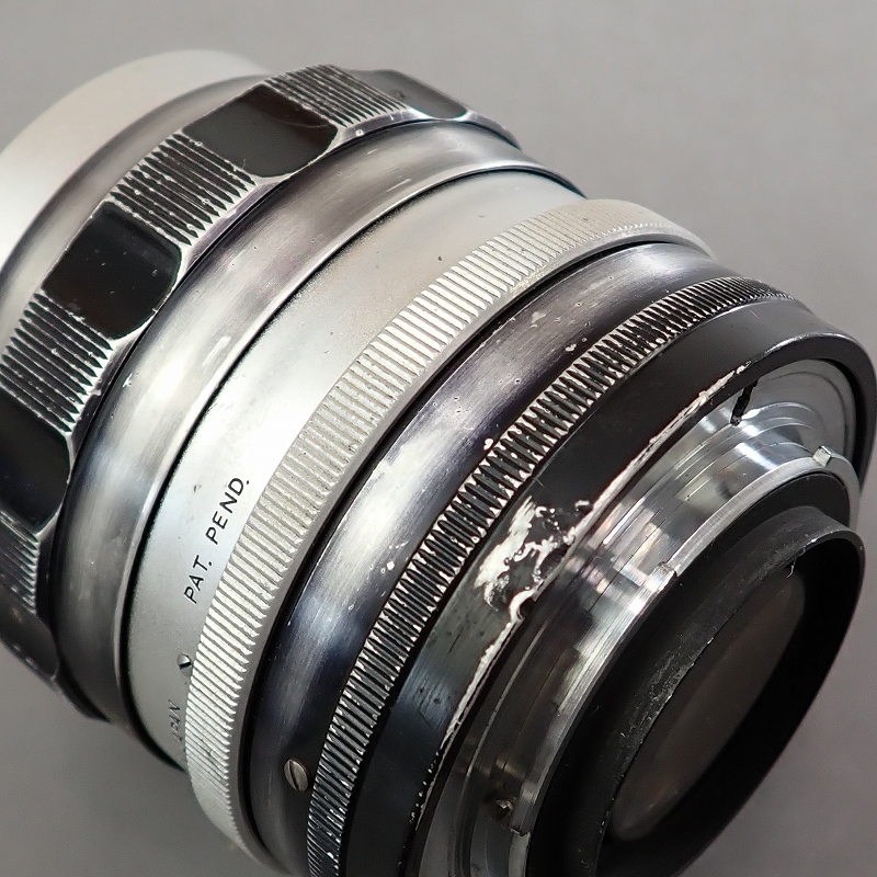 FK-3697◆NIKKOR-P　AUTO 1:2.5 F=10.5㎝　絞り羽根OK　動作固め　現状品 20240517_画像9