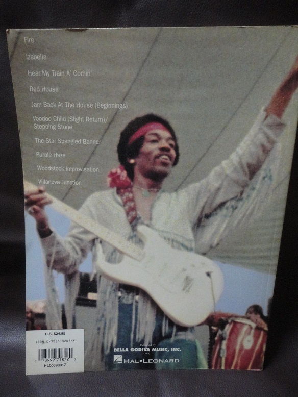 ジミ・ヘンドリックス　ウッドストック Jimi Hendrix :WOODSTOCK　ギタータブ譜 _画像2